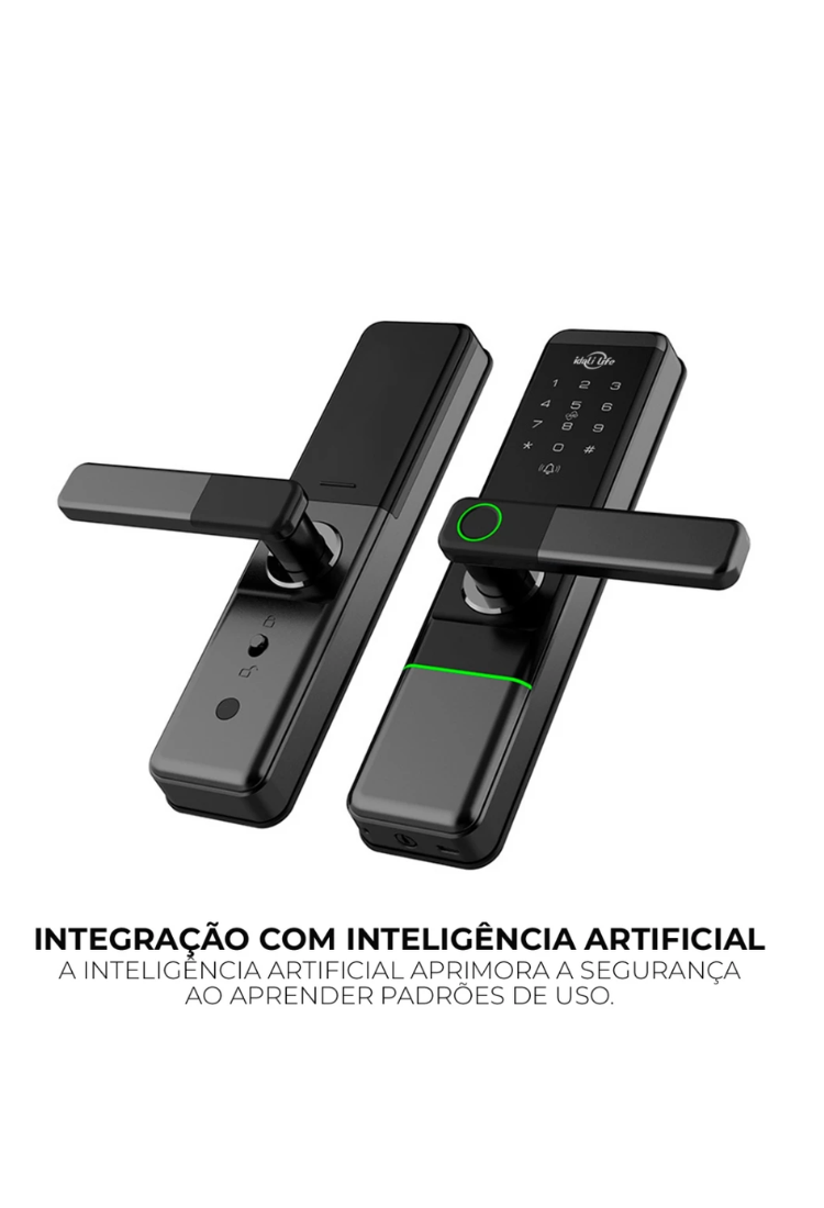 Fechadura Eletrônica inteligente com Impressão Digital